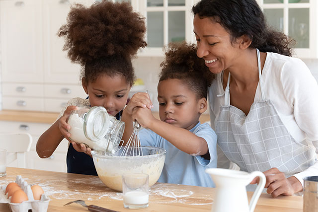 Family baking